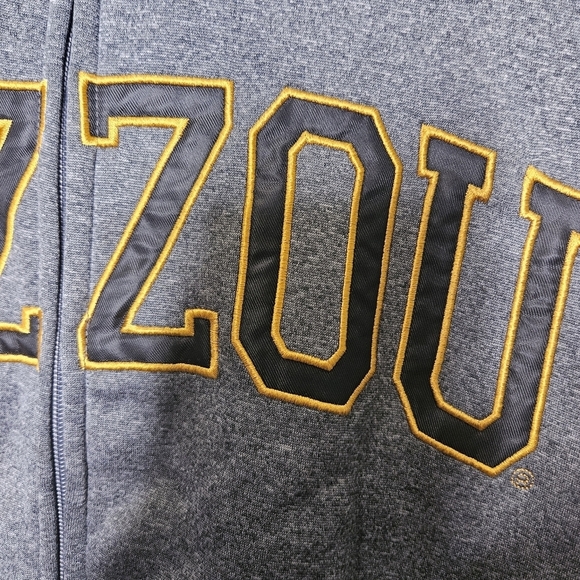 Campus Drive Exclusively Collegiate Men's Missouri Full Zip Heavy Track Jacket - Picture 4 of 9